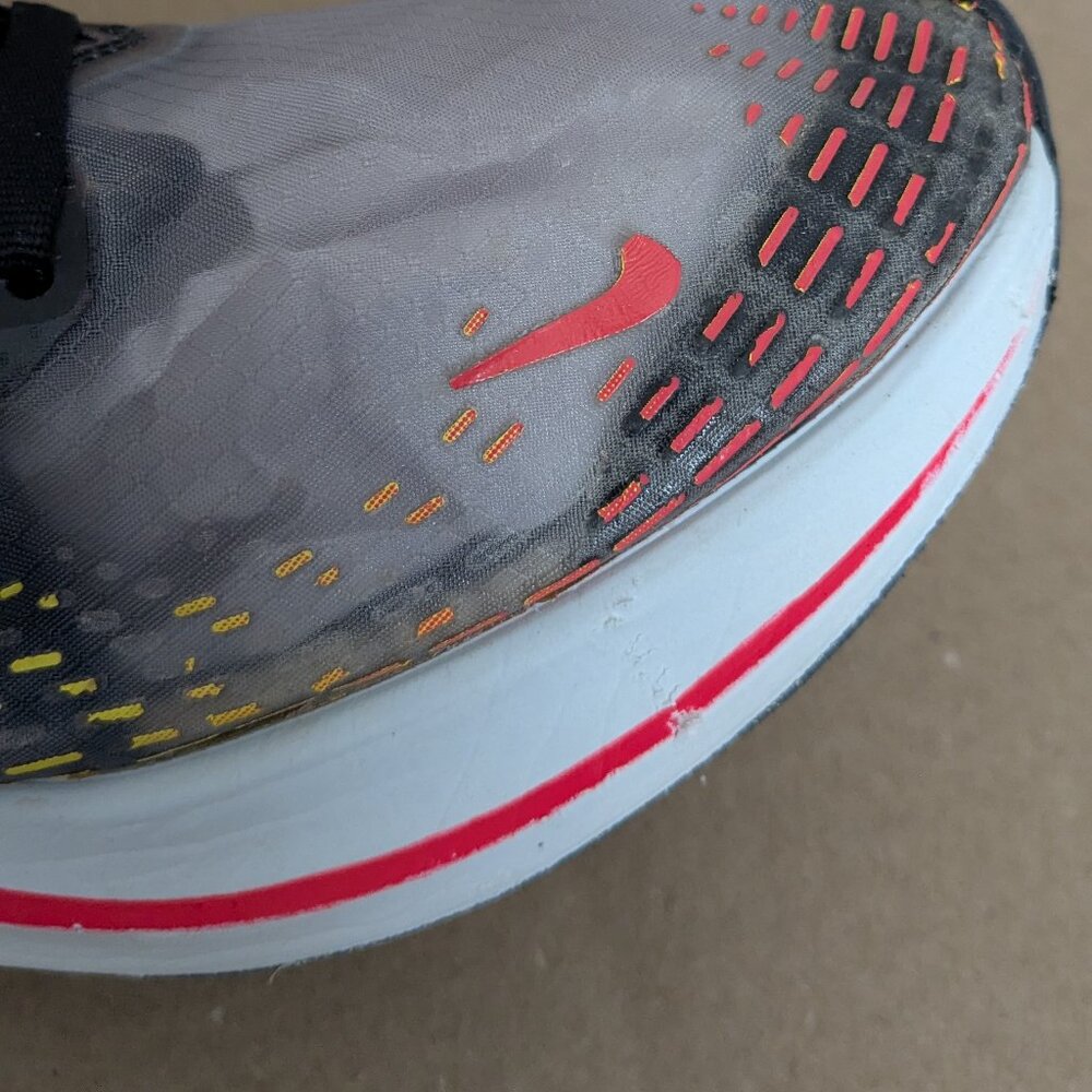 Nike Zoom Fly Sp Fast 'Black Red Orbit Green' BV6105 001 Mens Size 9.5 . - Picture 10 of 14